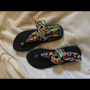 Multi color Rampage sandals